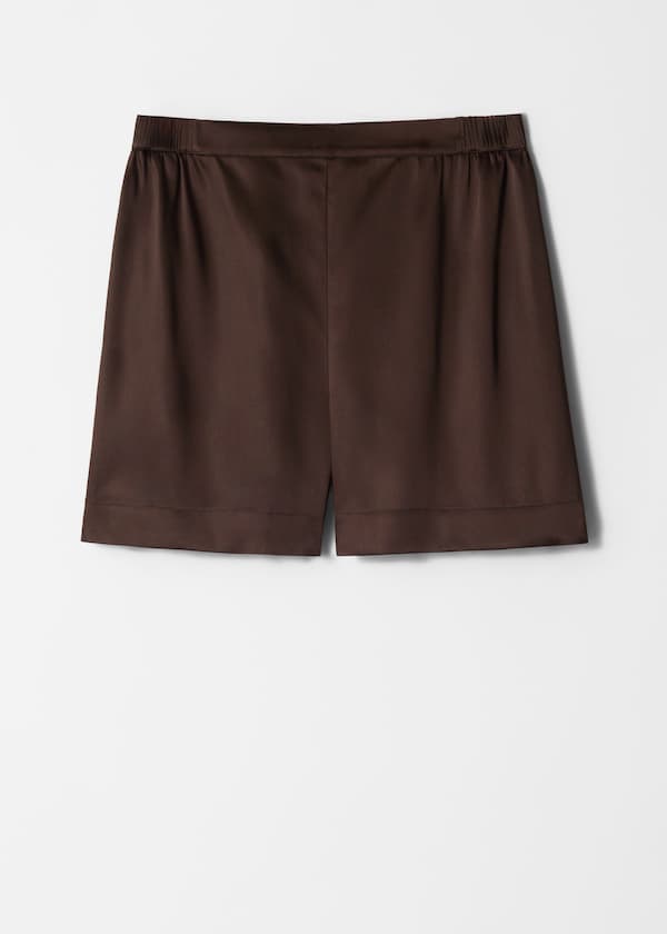 Satin Pull-On Shorts