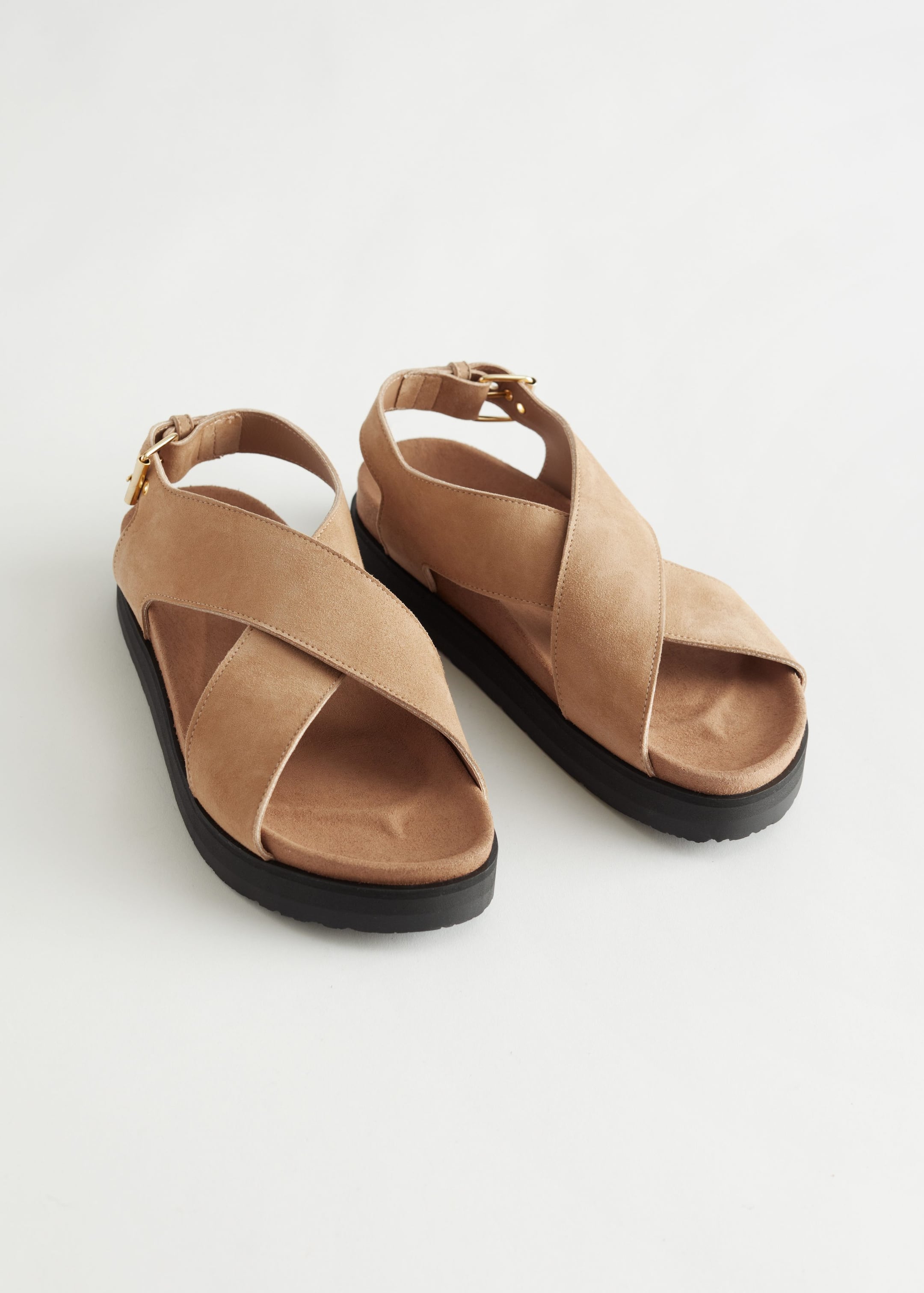 Madrid shops City Suede Crisscross Sandal,