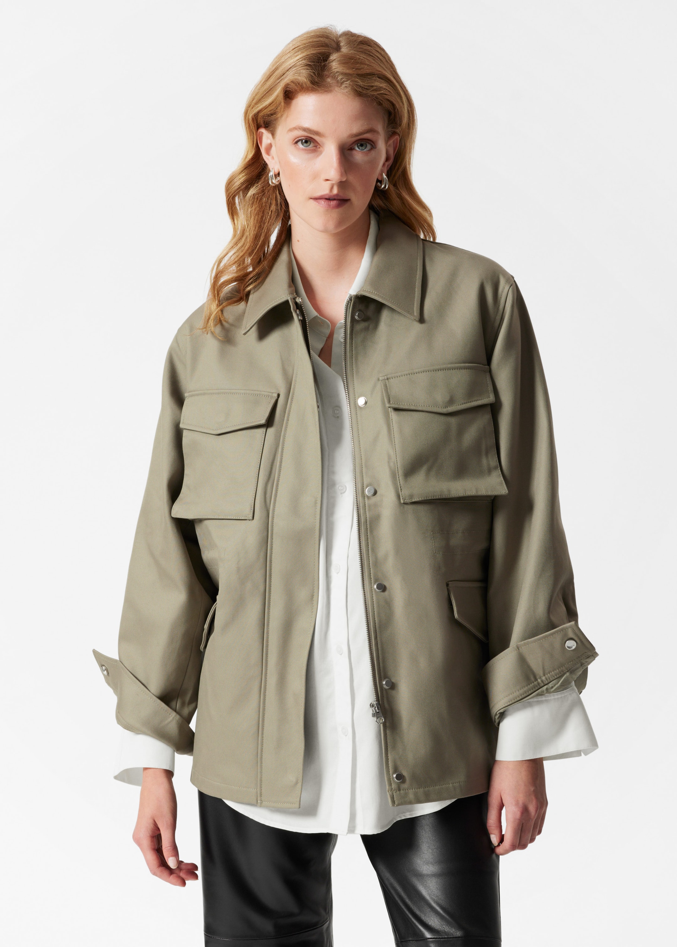 Utility Jacket - Khaki - Lookbook