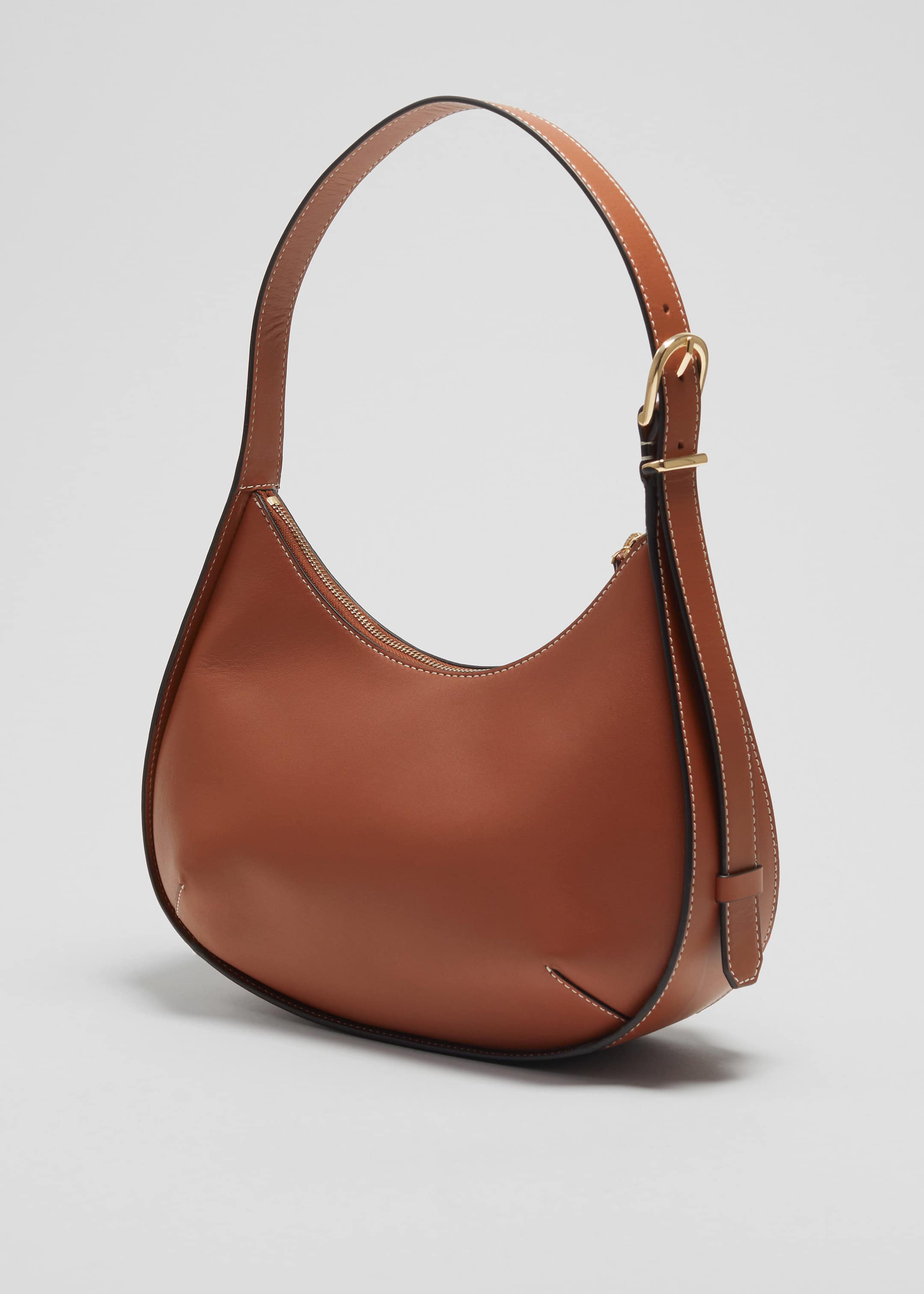 Sac en cuir croissant - Marron - Still Life