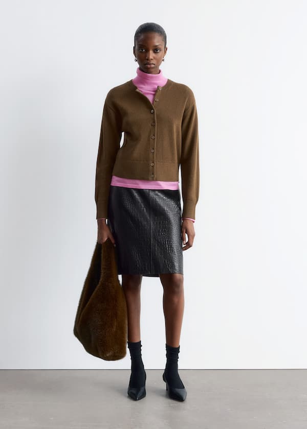 Wool-Blend Cardigan