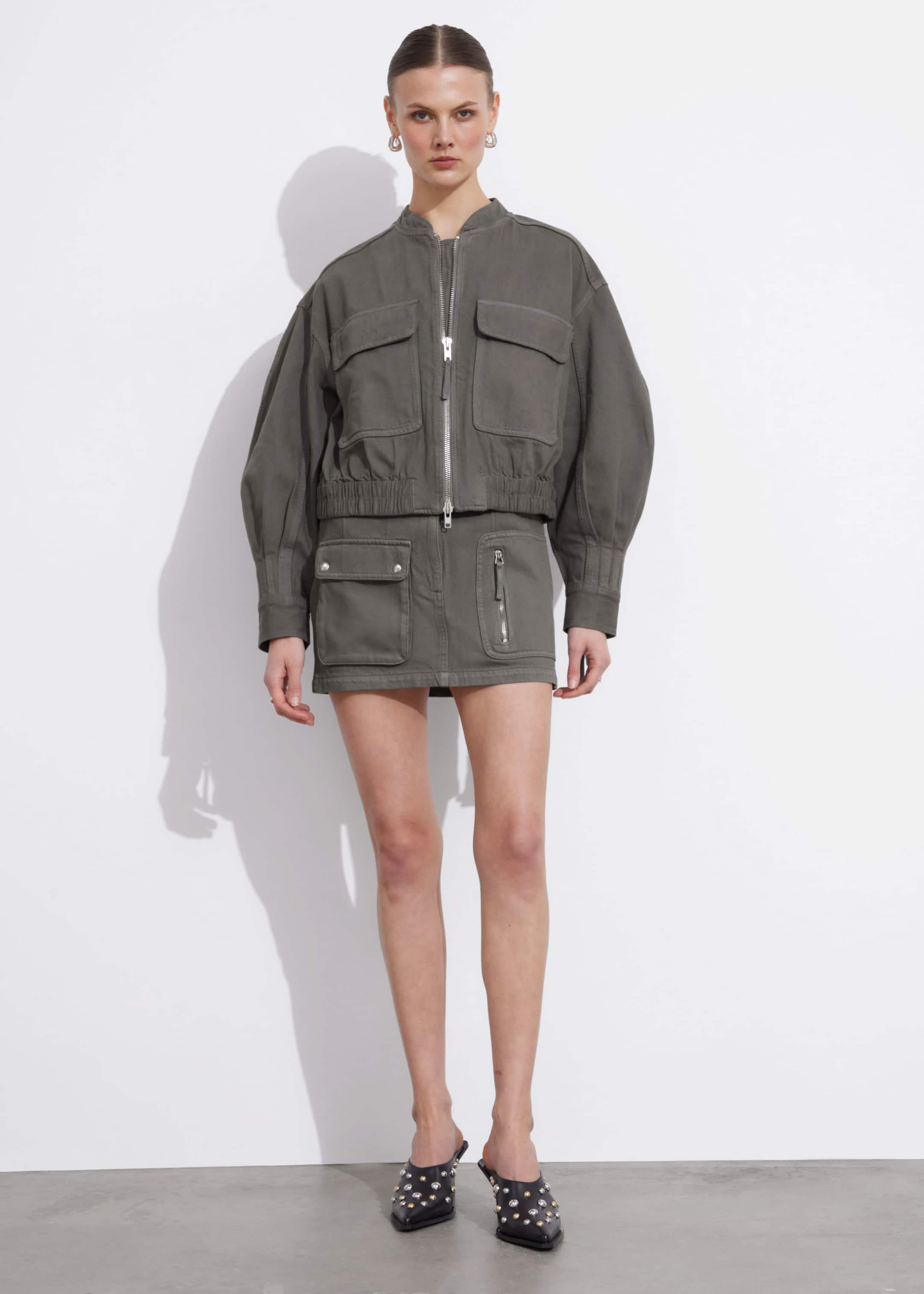 Image of Boxy Utility Jacket