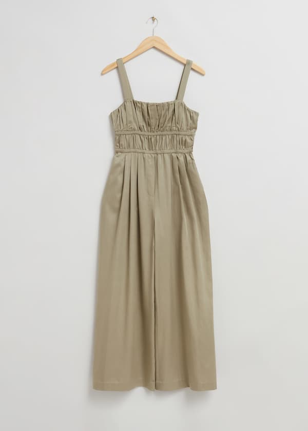 Wide Sleeveless Jumpsuit