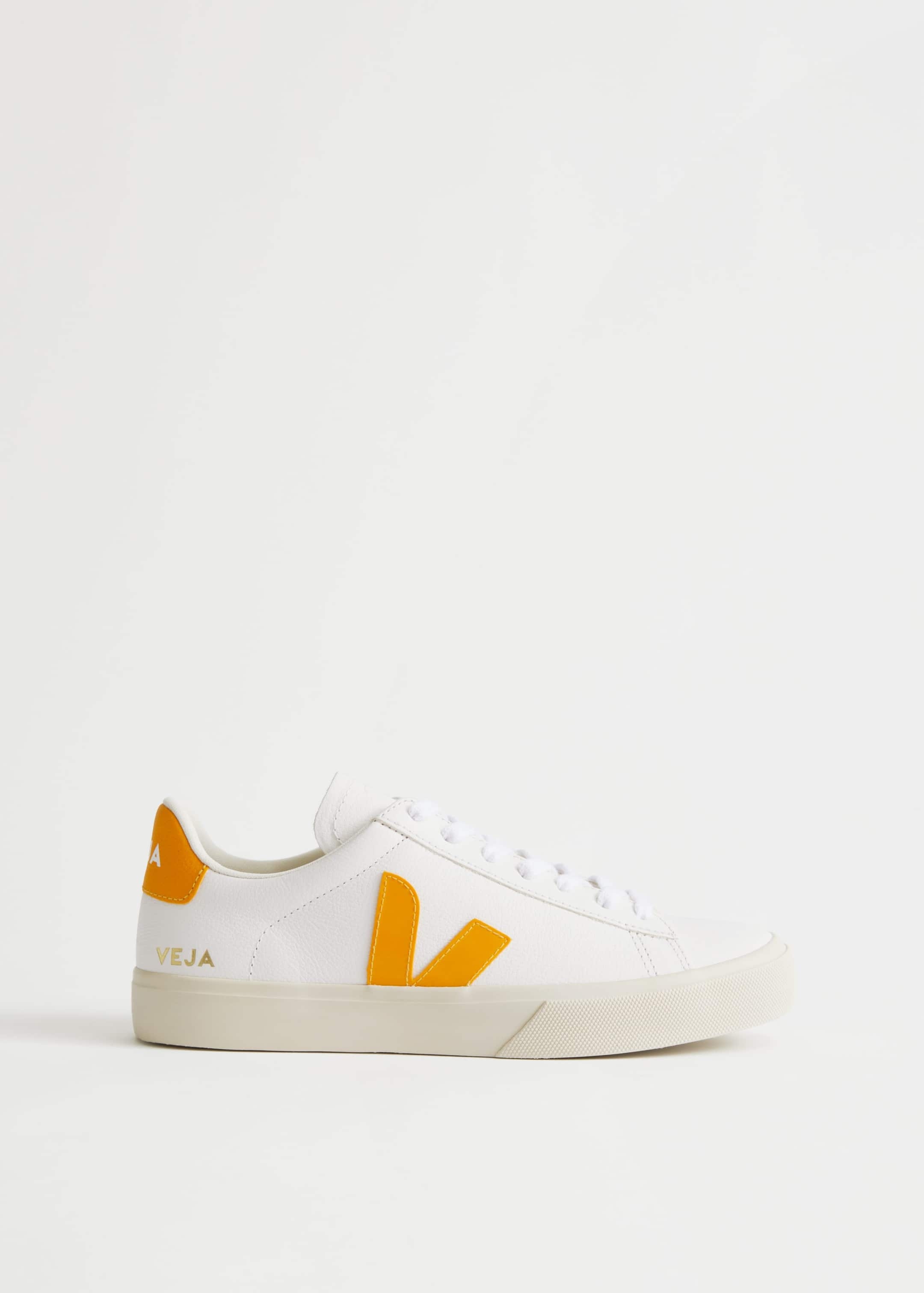 Veja Campo Leather Sneakers - White/Grey - Still Life