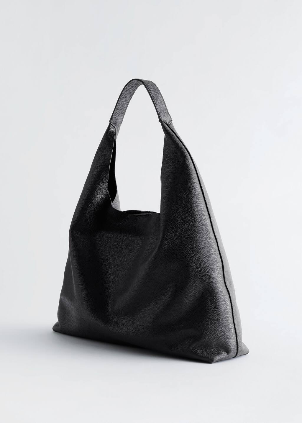 Large Leather Tote Bag - Black - Totes - & Other Stories