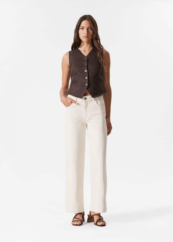 Straight Cropped Jeans