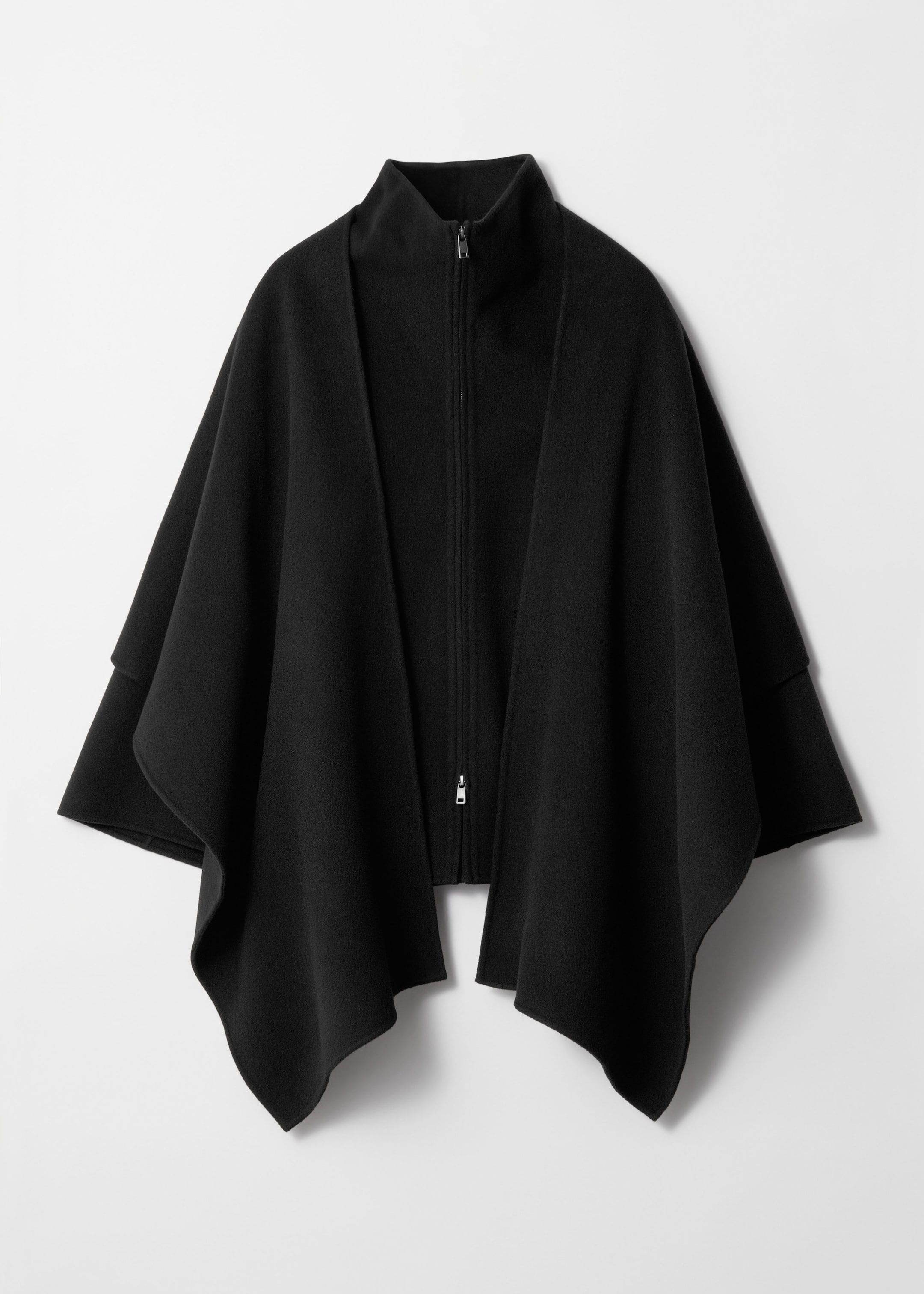 Asymmetrisches Woll-Cape