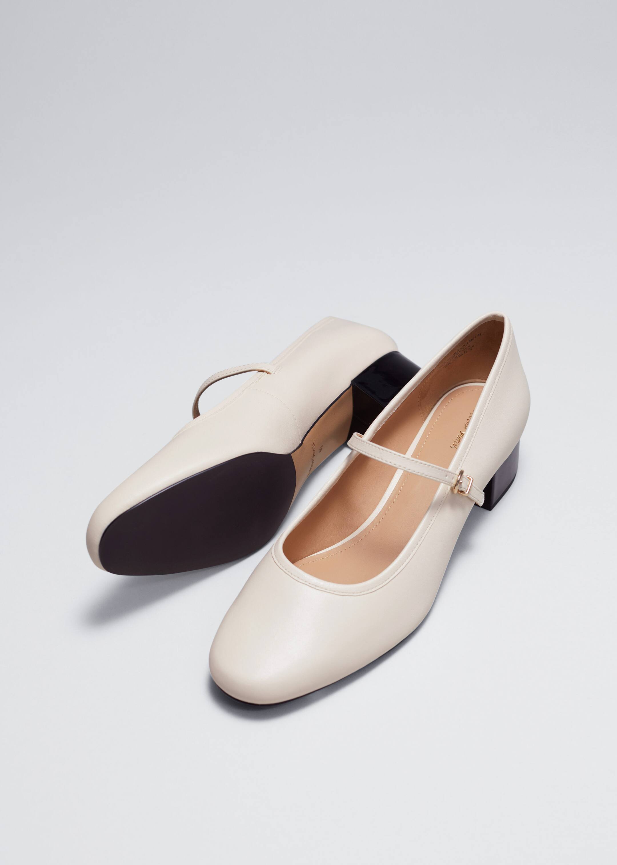 Mary Jane Pumps - Cream - Still Life