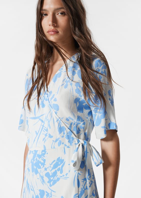 Wrap Midi Dress