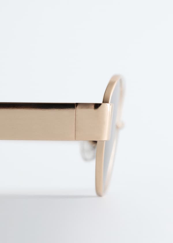 Metal-Frame Oval Sunglasses