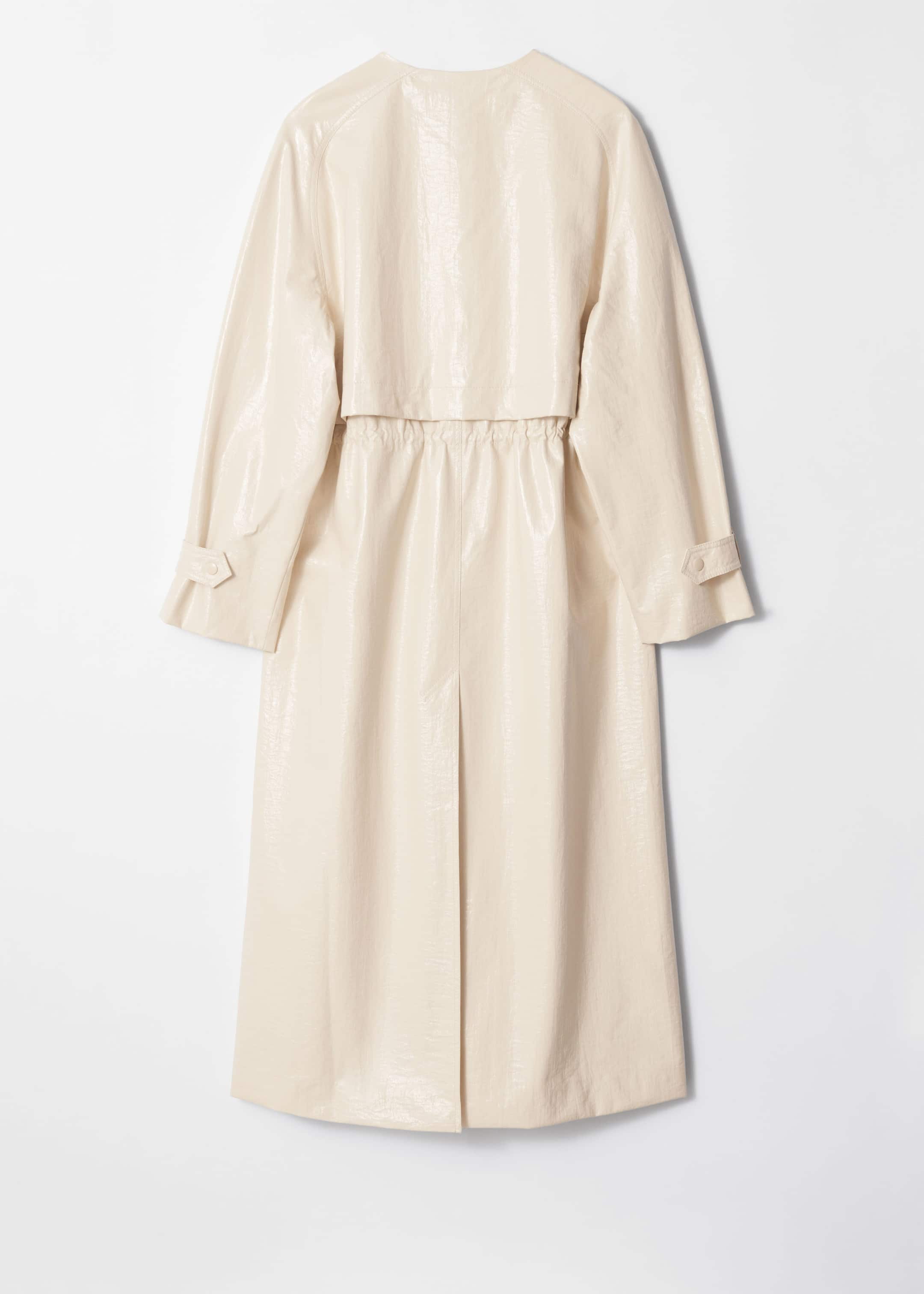 Drawstring Raincoat - Beige - Still Life