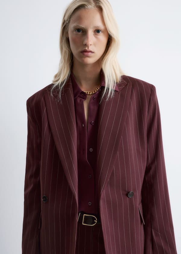 Double-Breasted Wool Blazer
