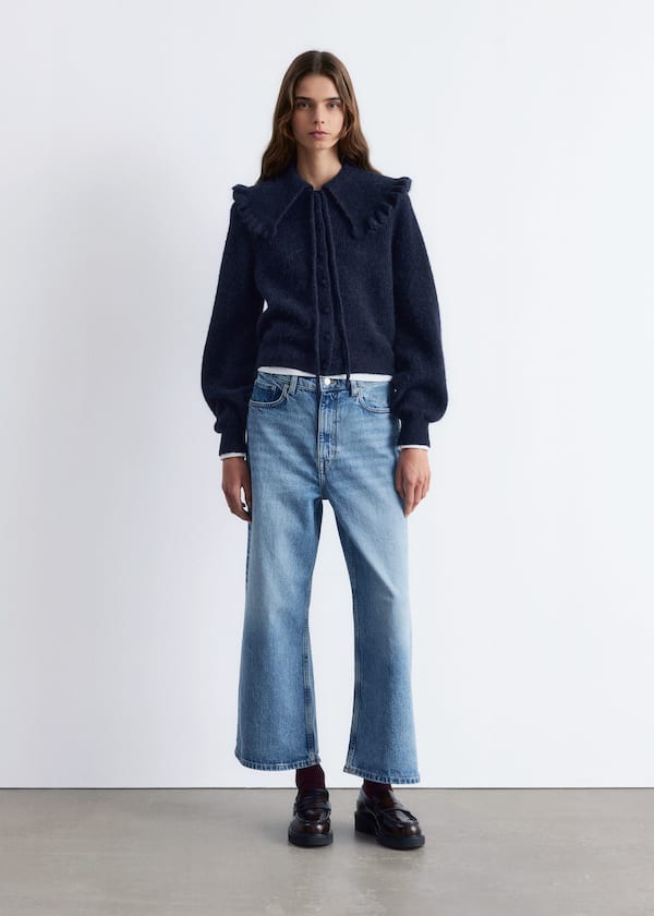 Peter Pan-collar Cardigan