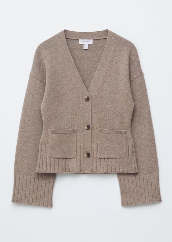 Tapered Knit Cardigan