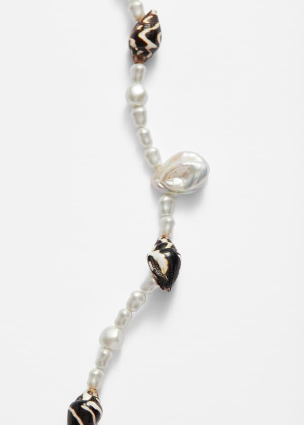 Seashell Pearl Bracelet