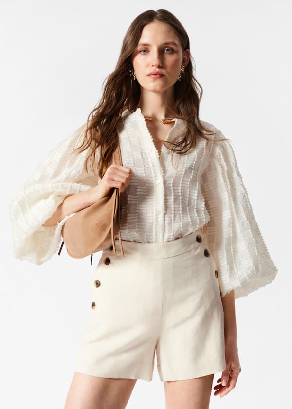 Buttoned Sailor Shorts