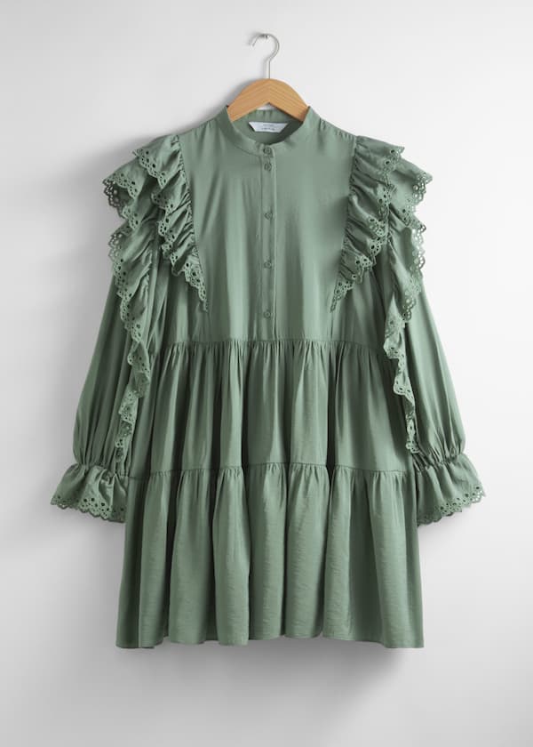 Frilled Mini Dress