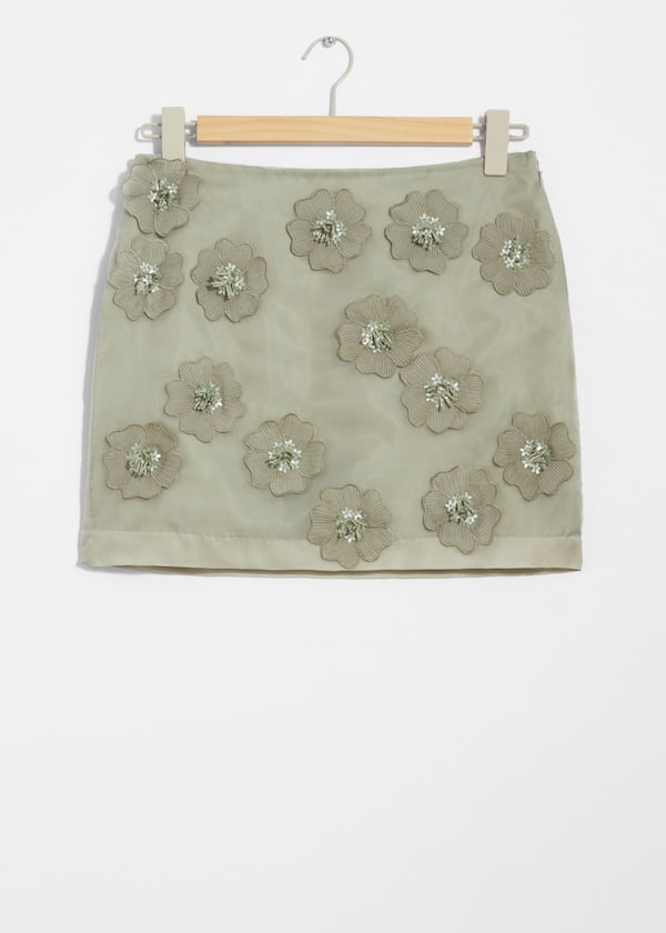 Textured Mini Skirt