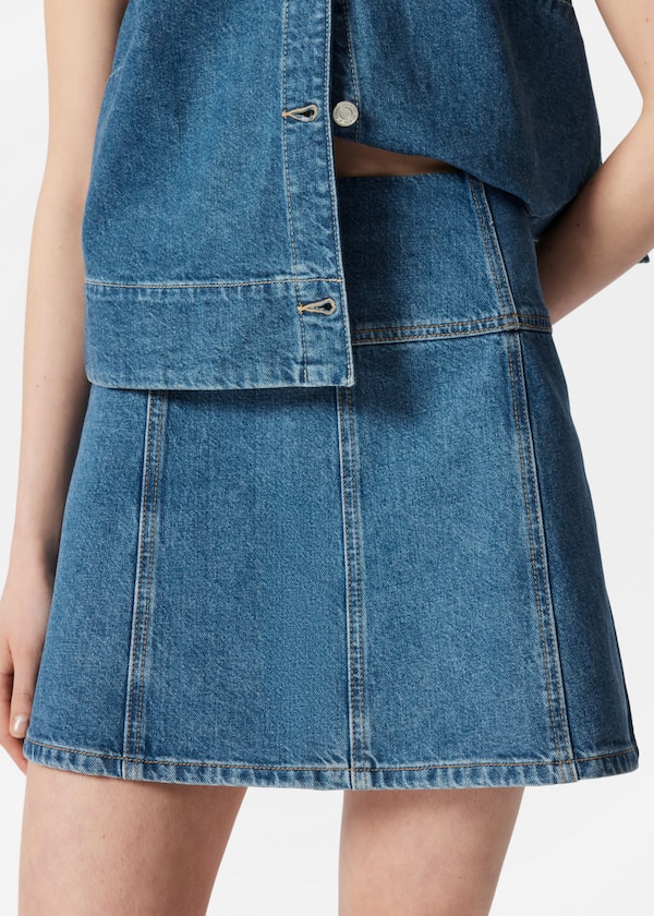 Denim Mini Skirt