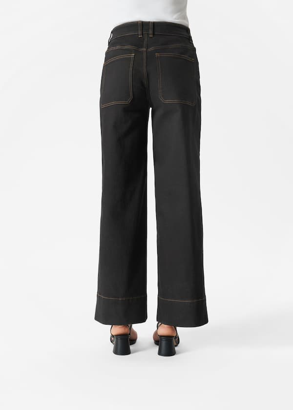 Straight Cropped Jeans