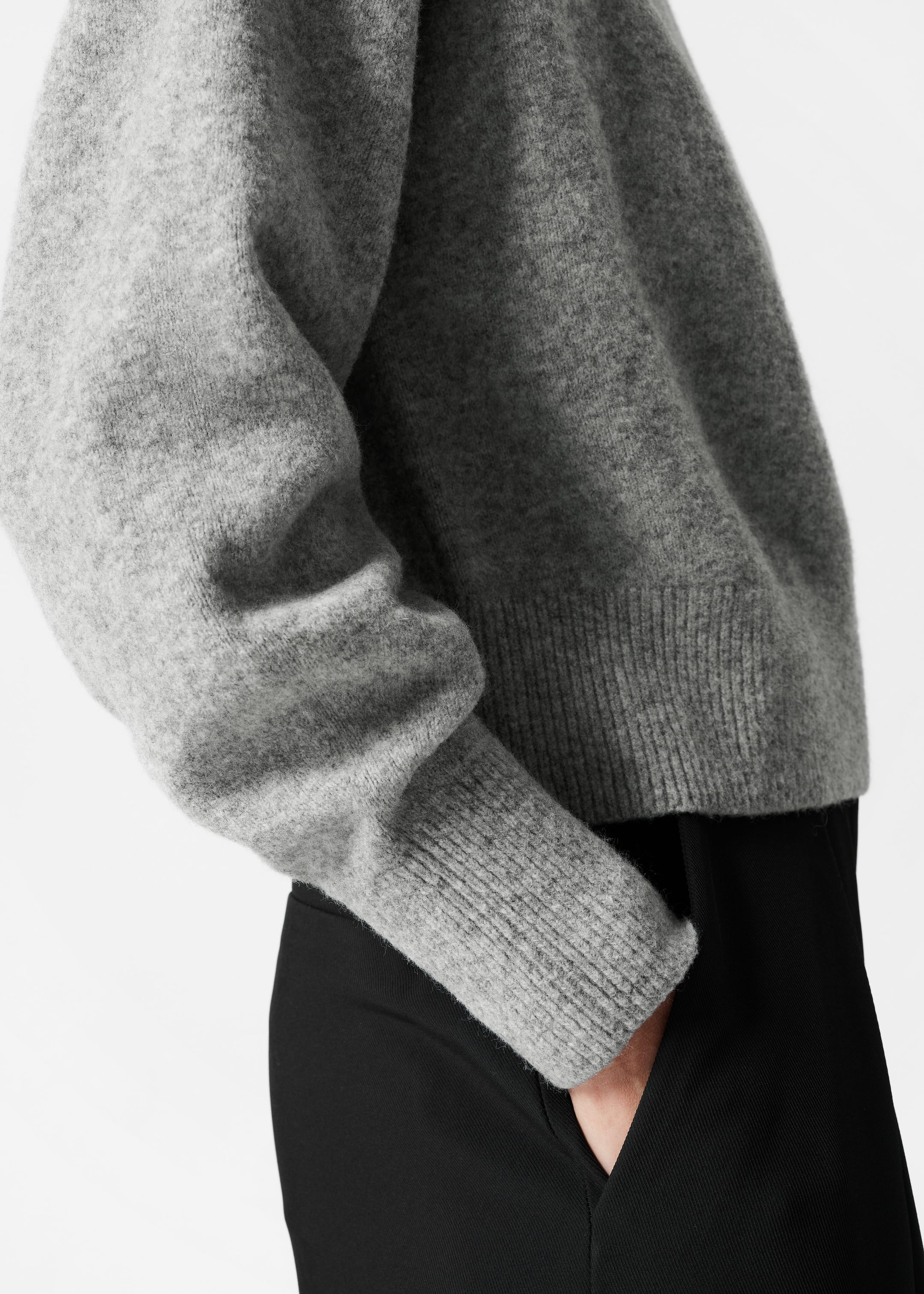 Mock-Neck Sweater - Mole - Lookbook