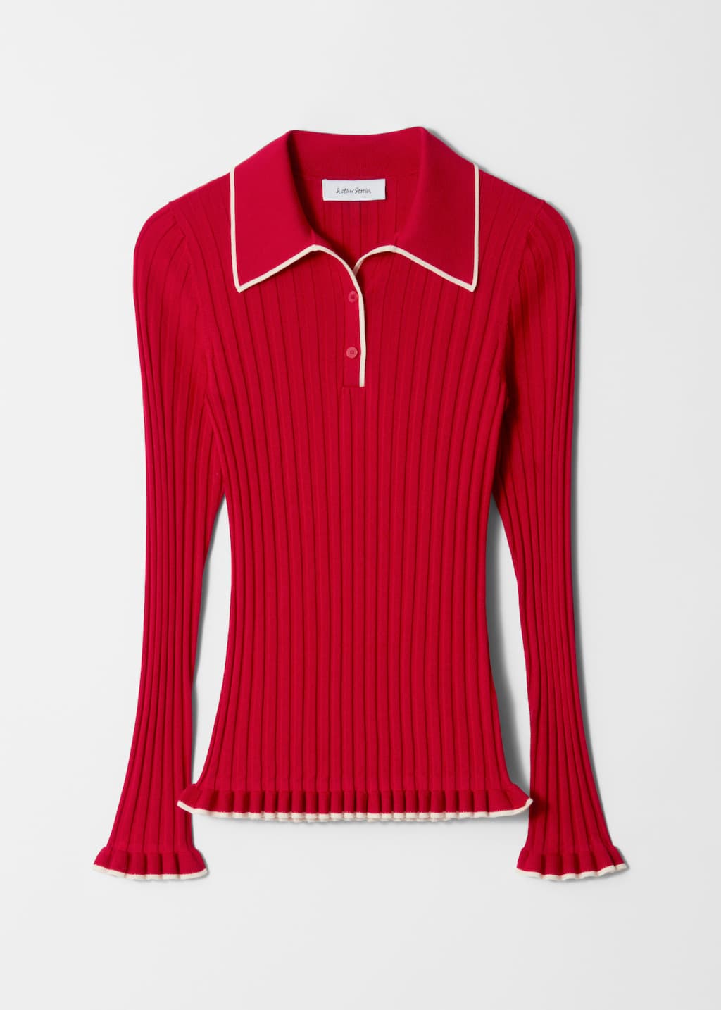 【ゆた】MOHAIR HOLEDROP KNIT レッド　新品 Brush Mohair Jumper (948YA01102-RED)