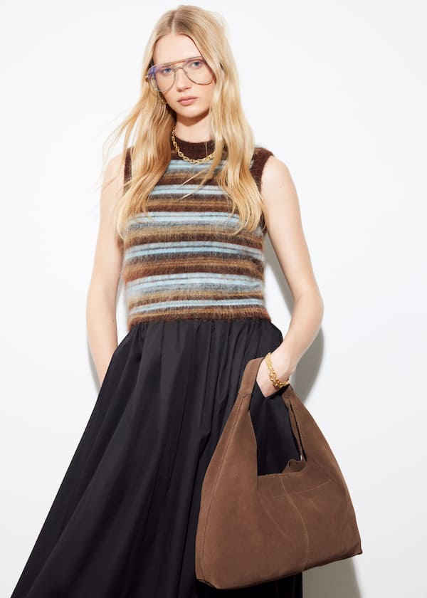 Classic Suede Tote Bag