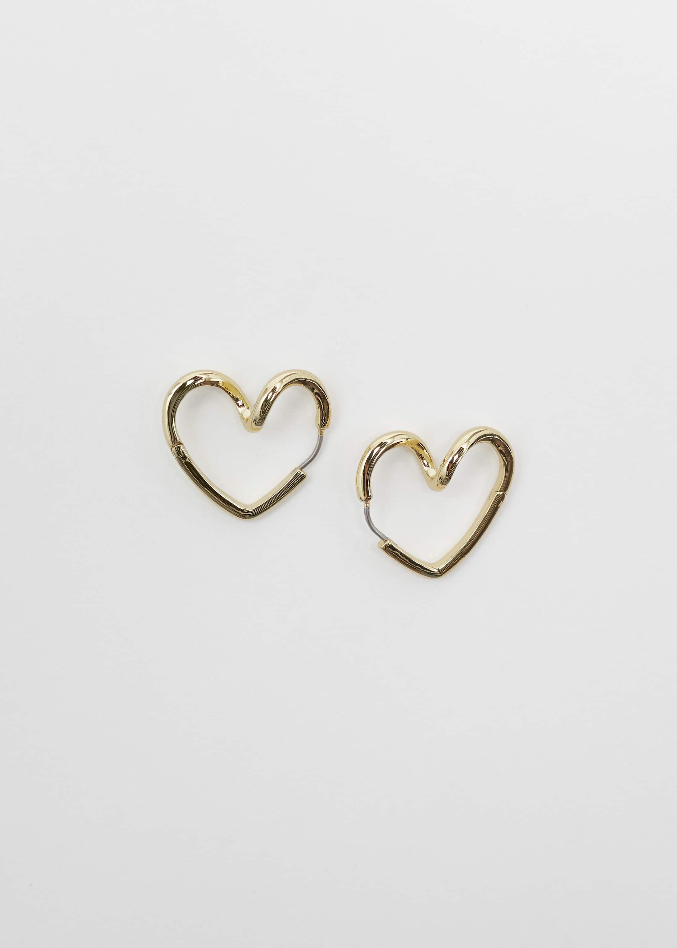 Heart Hoop Earrings - Gold - Still Life