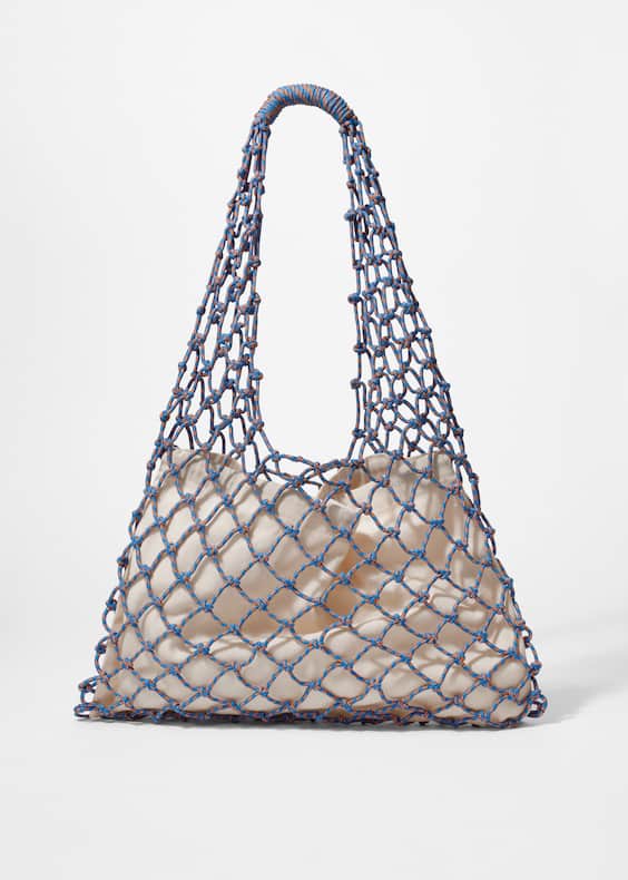 Fishnet Cord Tote Bag