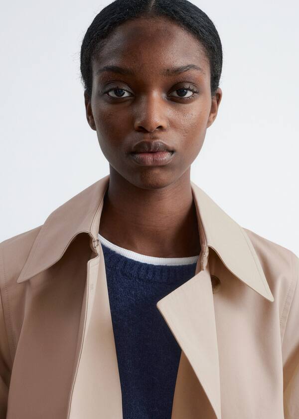 Short Trench Coat Jacket