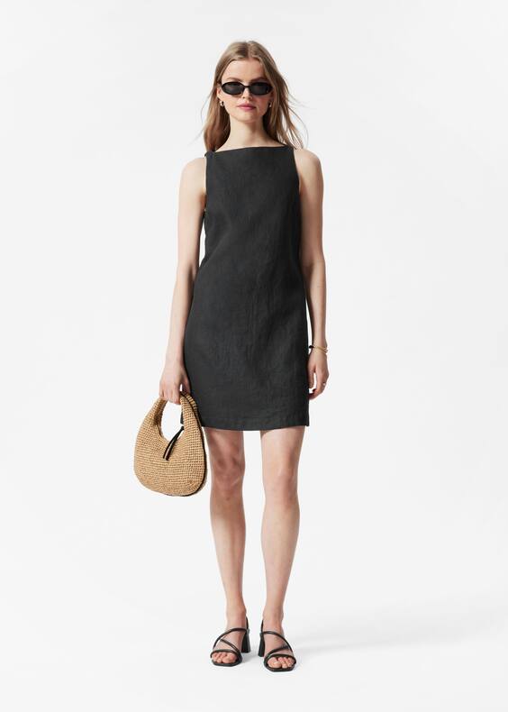 Linen Mini Dress