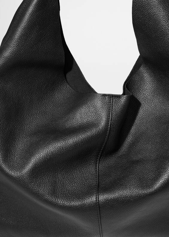 Slouchy Leather Tote Bag