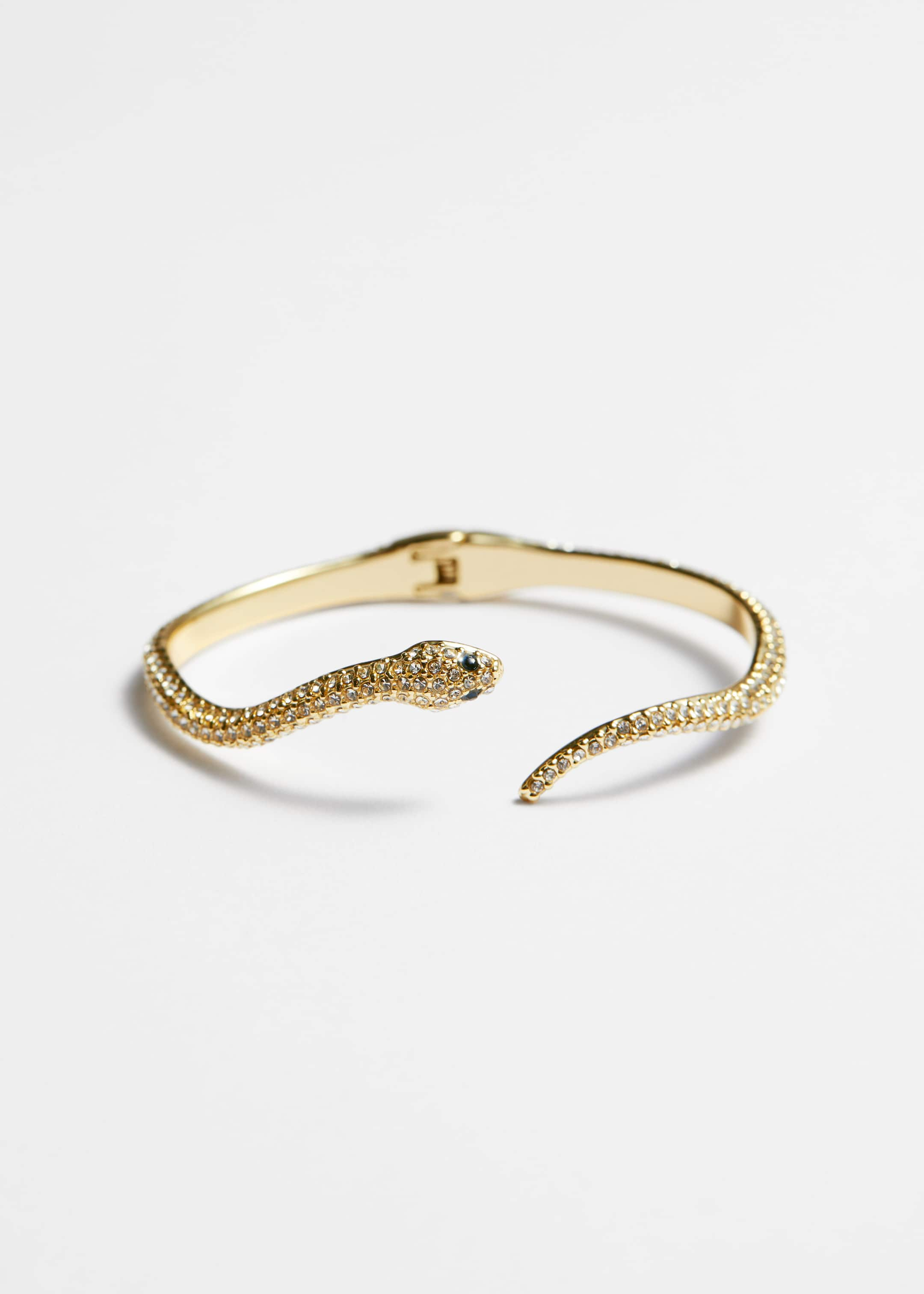 Image of Bracelet serpent orné de strass