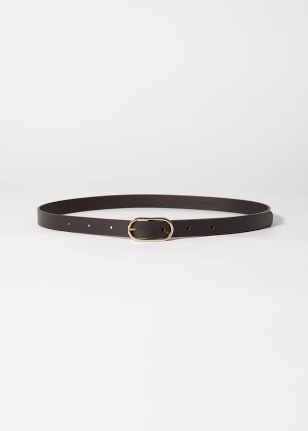 Slim Leather Belt
