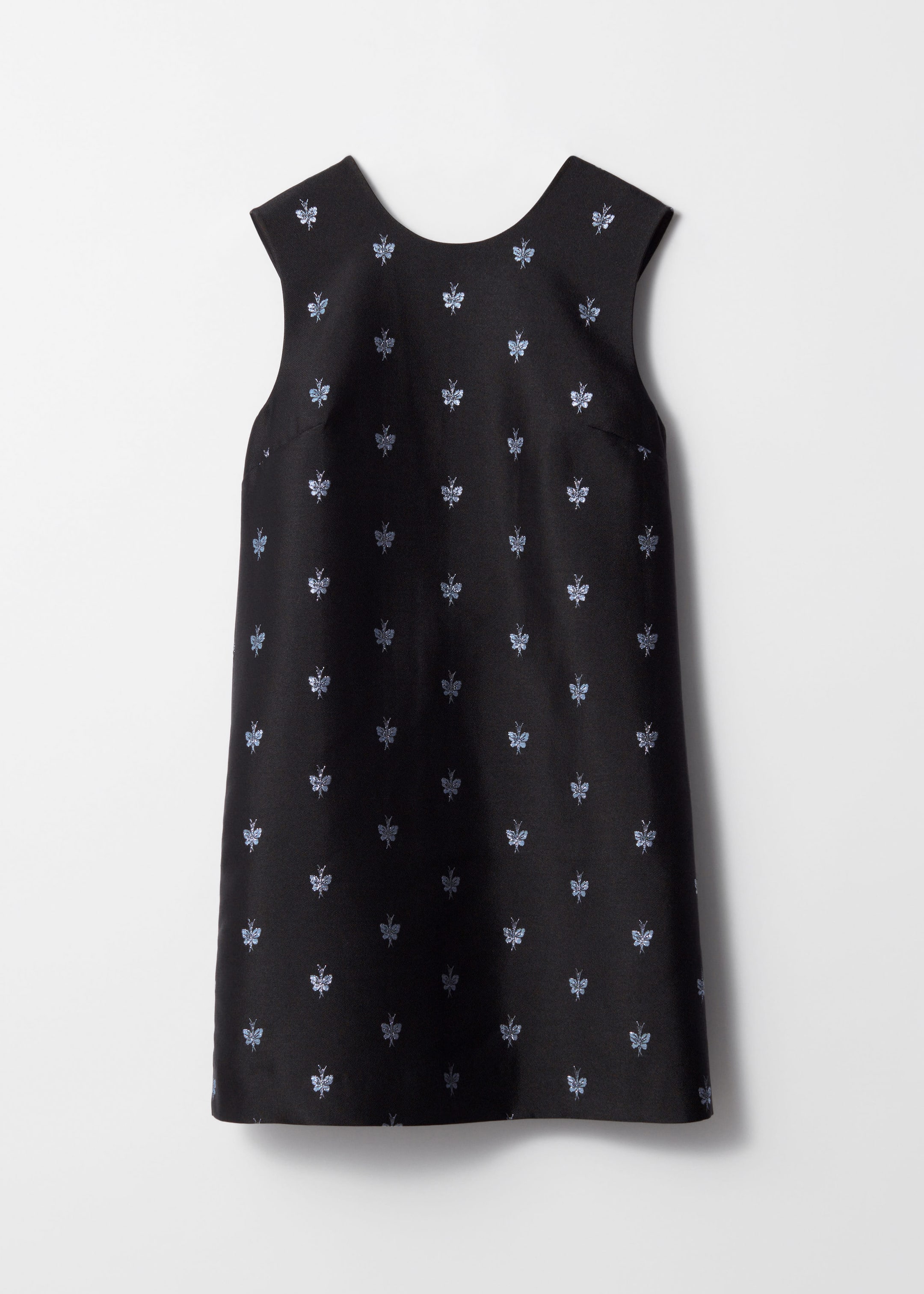 Jacquard Mini Dress - Black - Still Life