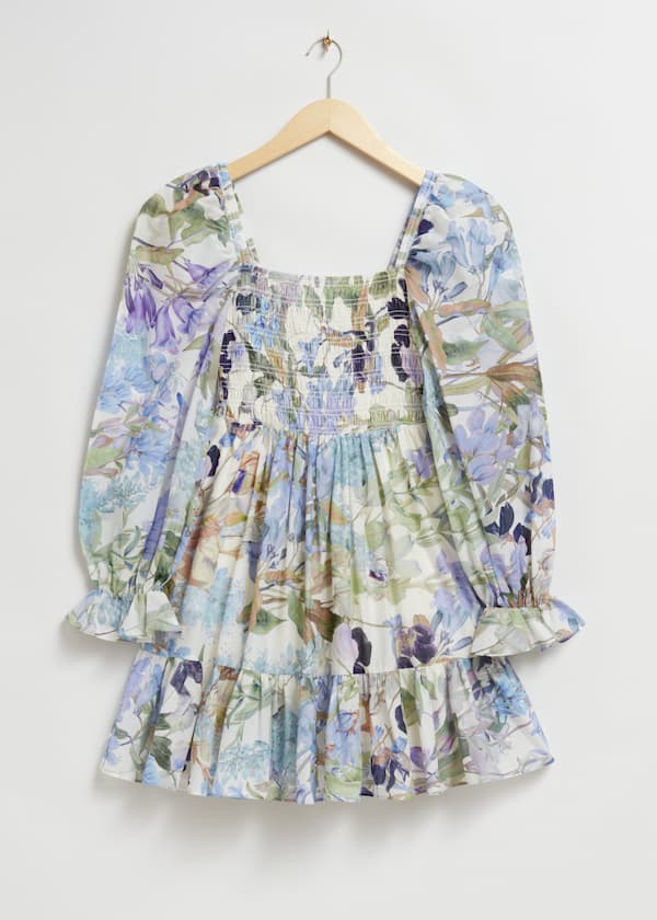 Smocked Mini Dress