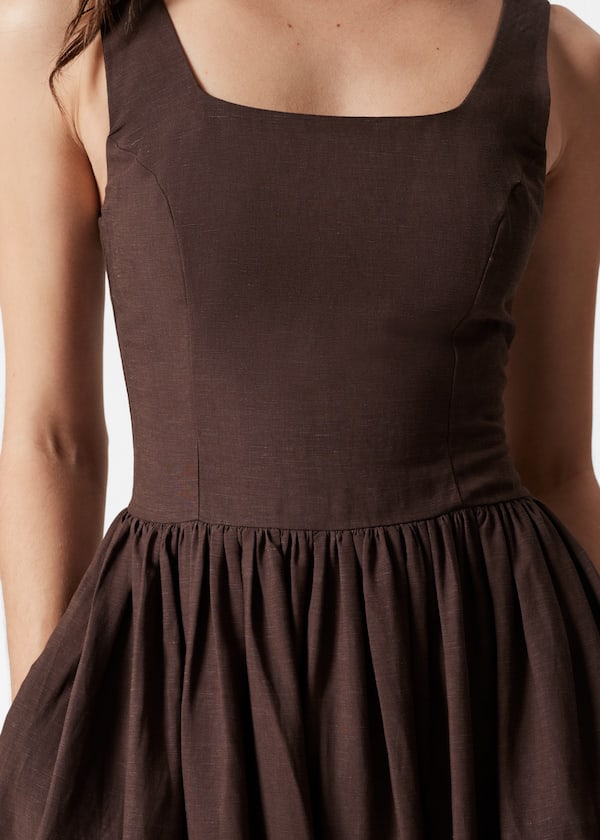 Flared Midi Dress