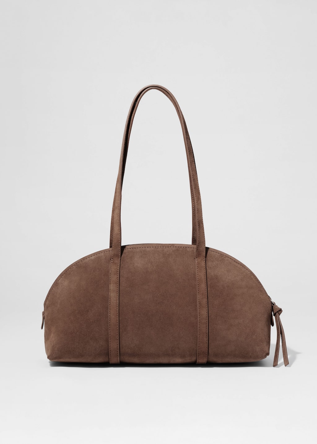 Suede Bowling Bag - Brown - Shoulderbags - & Other Stories