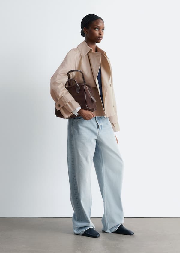 Short Trench Coat Jacket