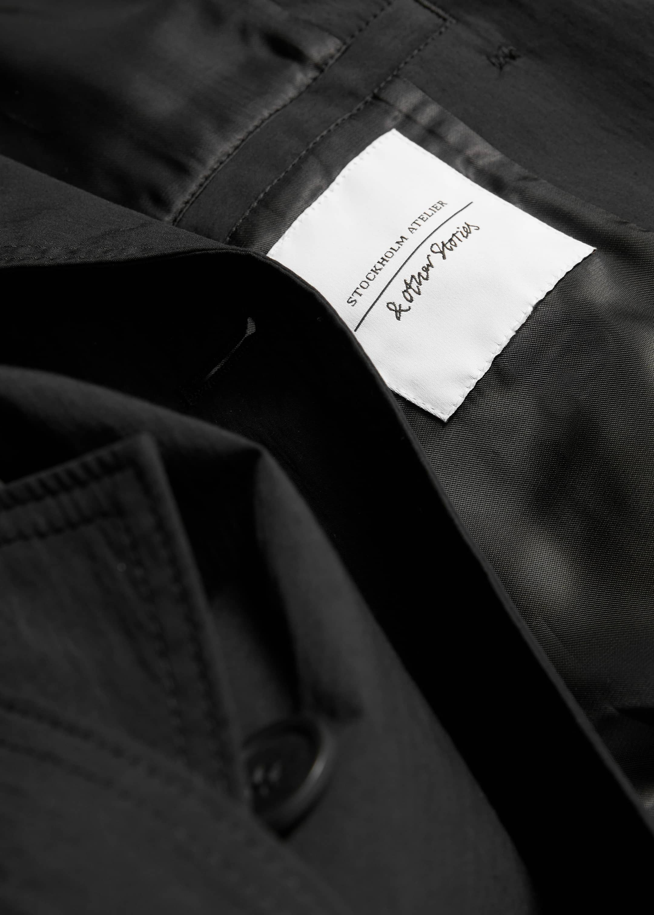 Trench-coat à effet froissé - {{variantName}} - Descriptive Detail