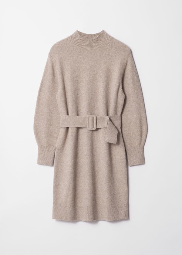 Belted Jumper Dress