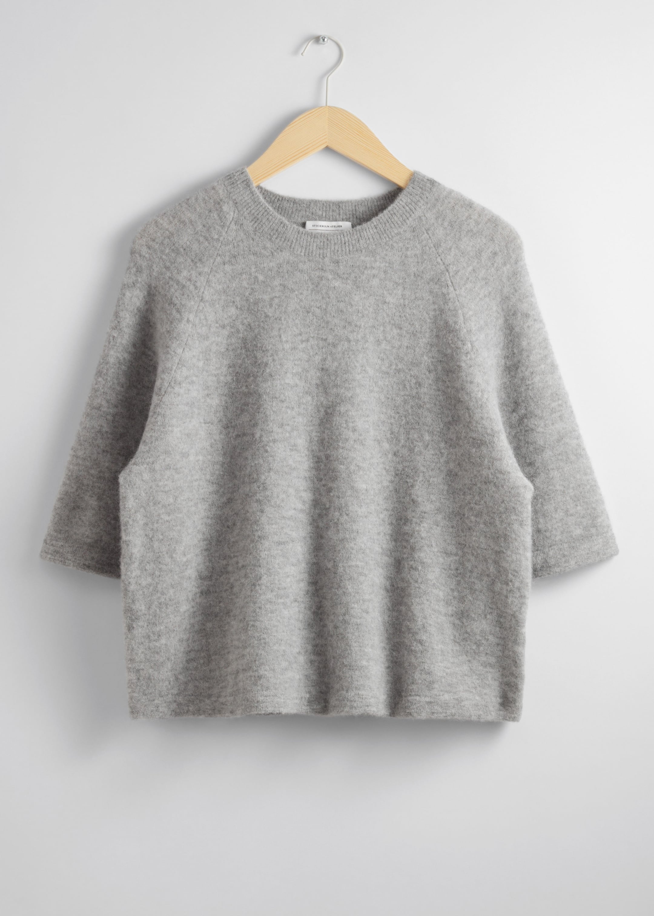 Alpaca-Blend Knitted Top