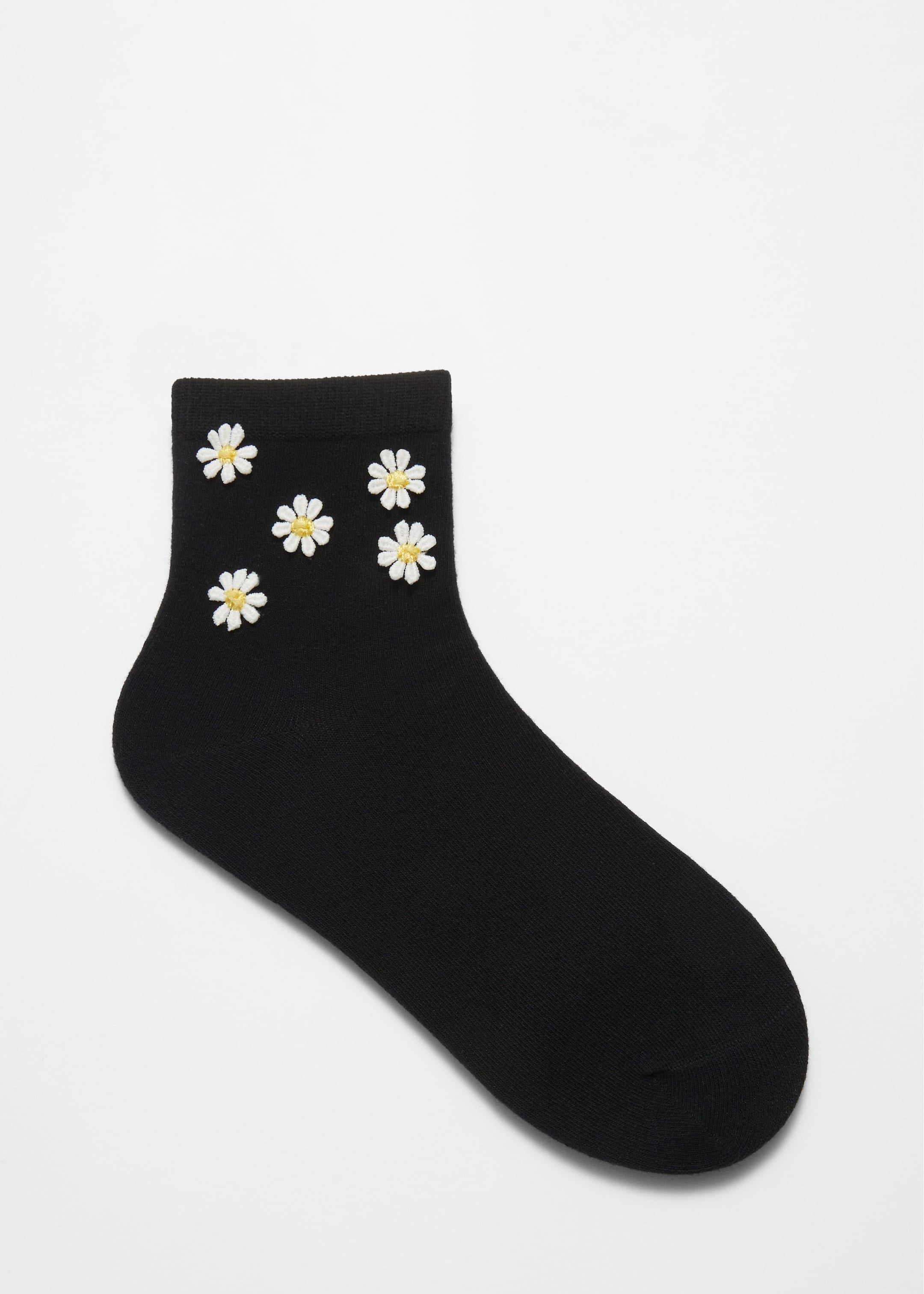 Image of Chaussettes à broderie florale