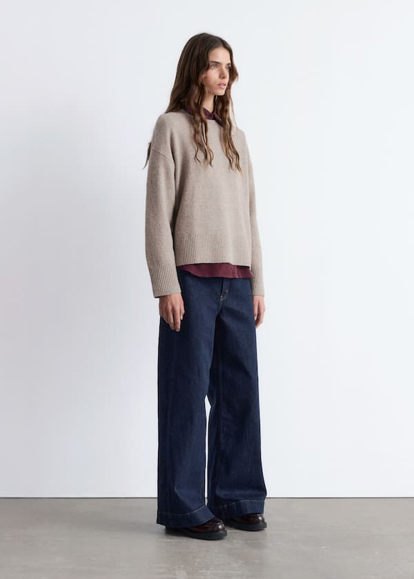 Relaxed Fit Knitted Sweater