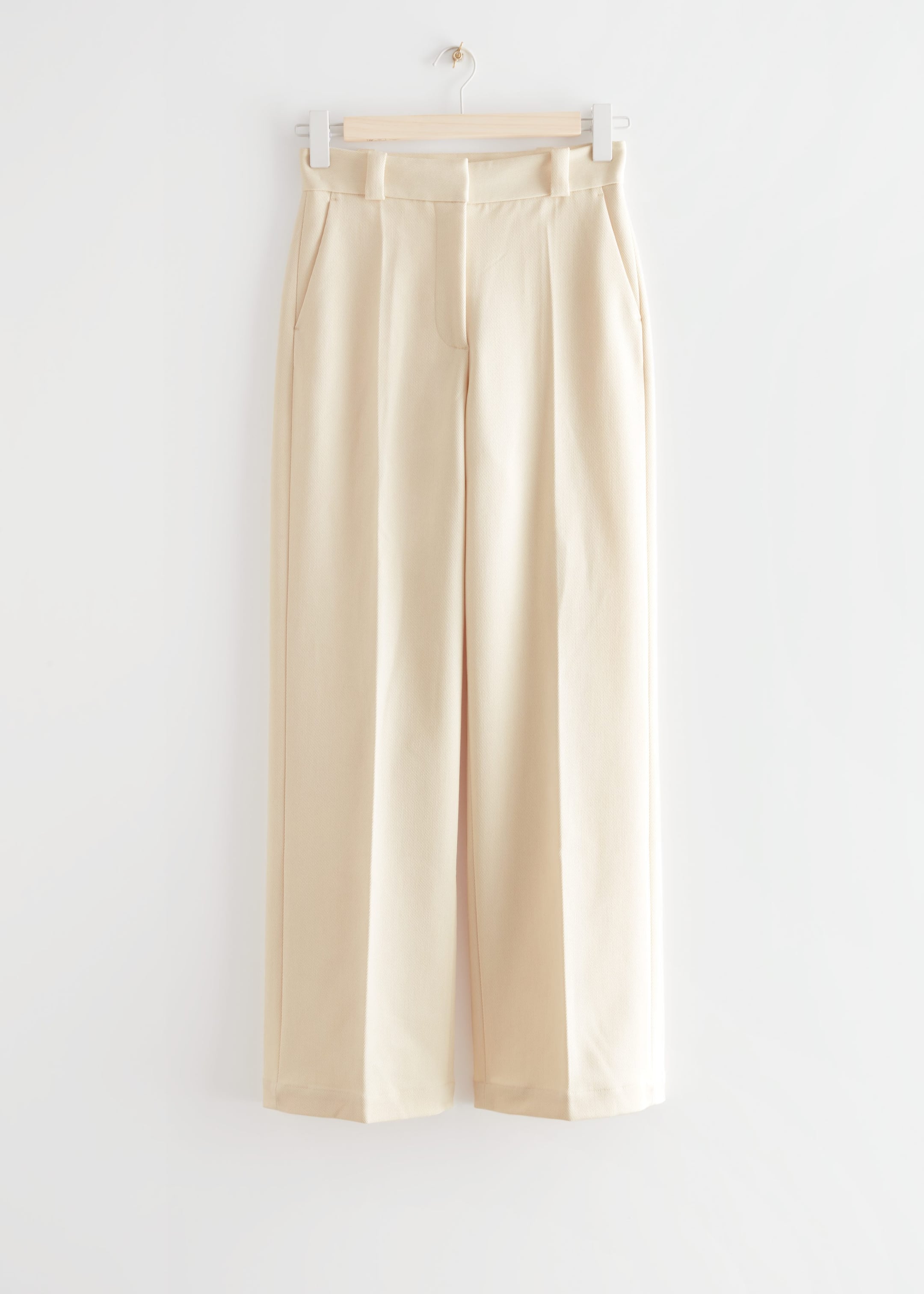 Wide Press Crease Trousers