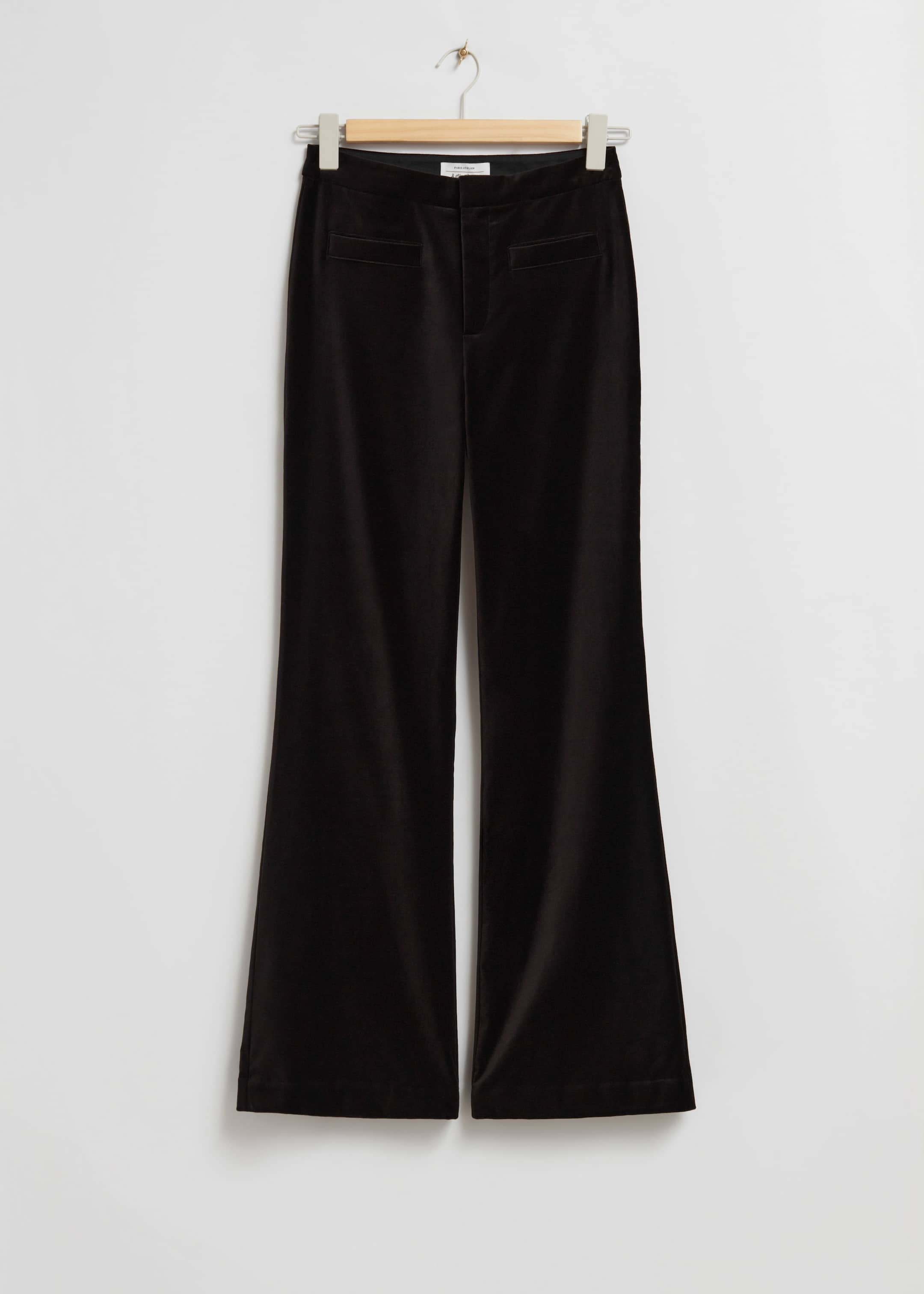 Flared Velvet Trousers