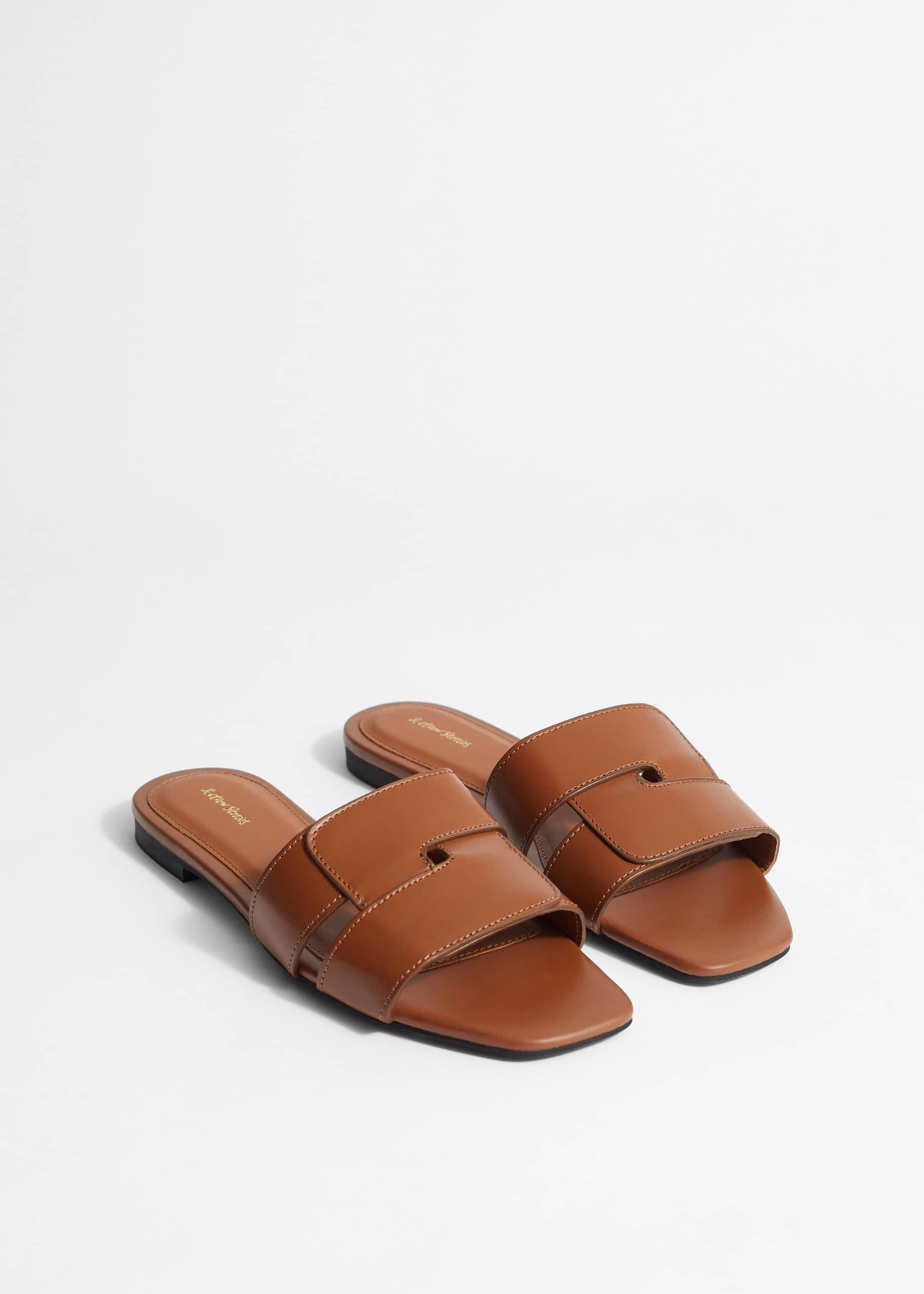 Leather Slides - Linen - Still Life