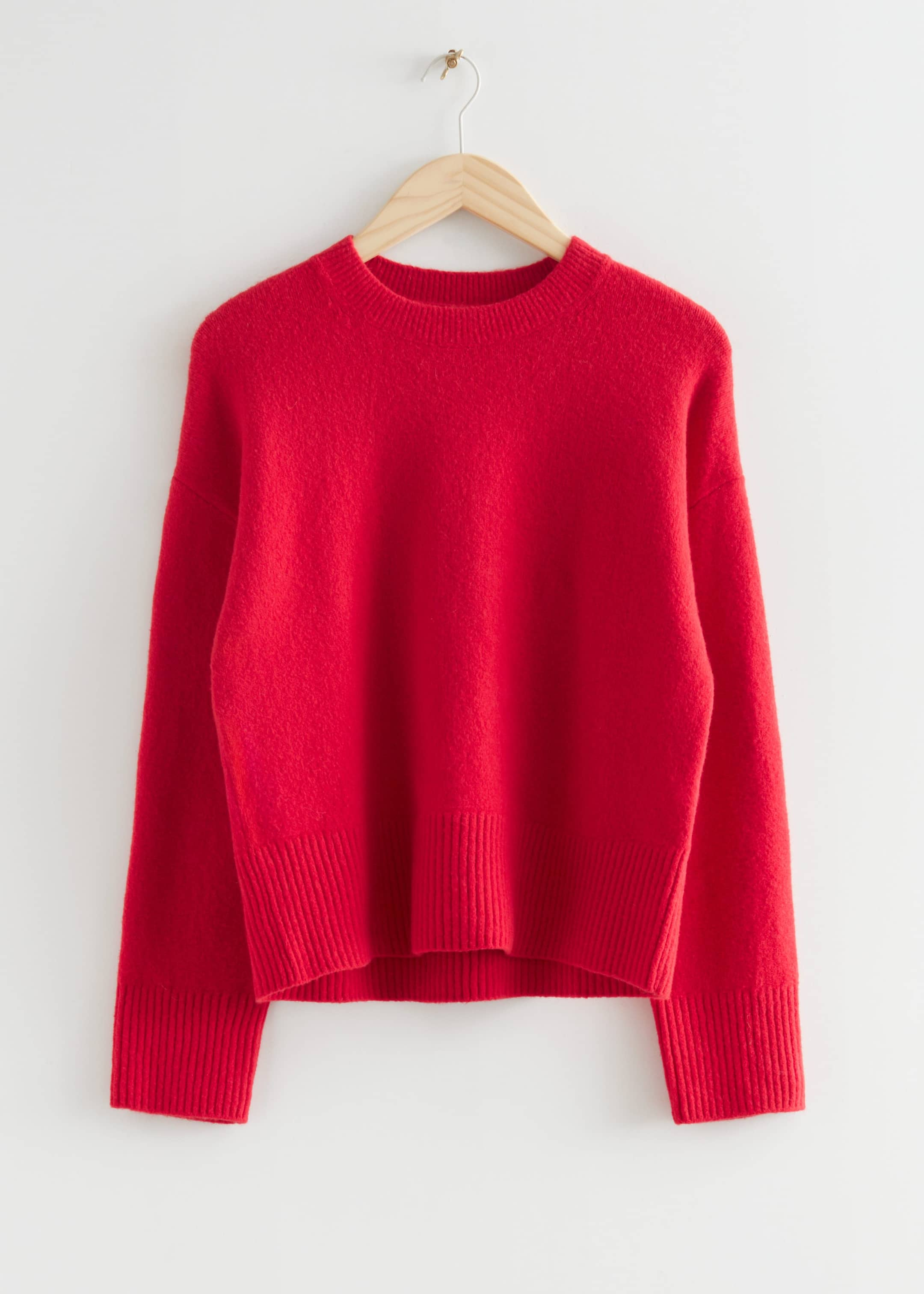 Relaxed Knit Jumper - Navy - Still Life