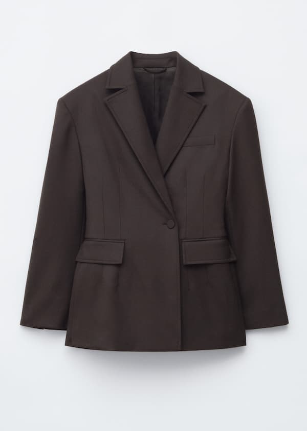 Double-Breasted Wool Blazer
