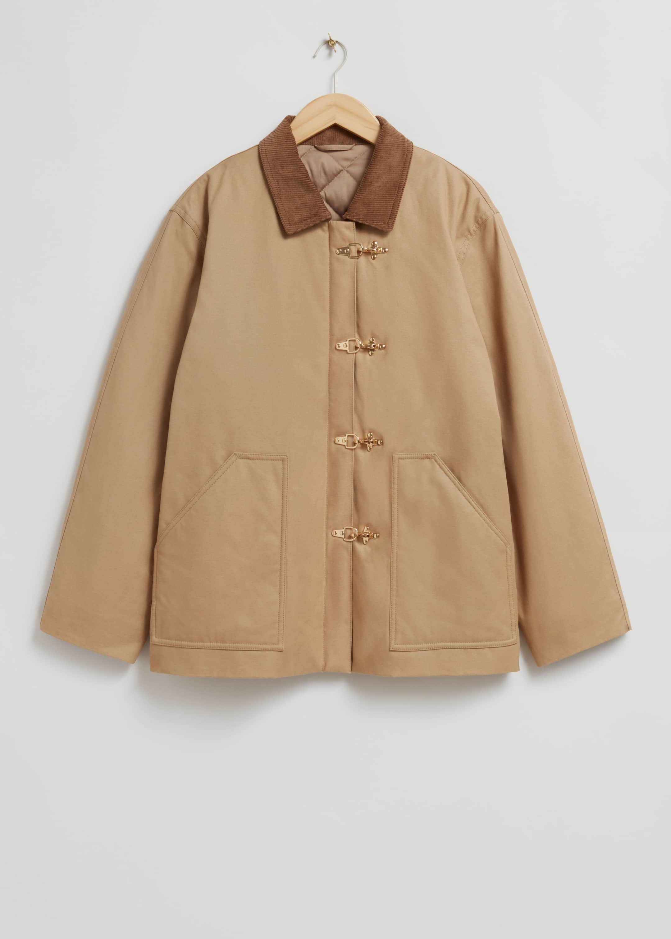 Loose Duffle Jacket - Beige - Still Life